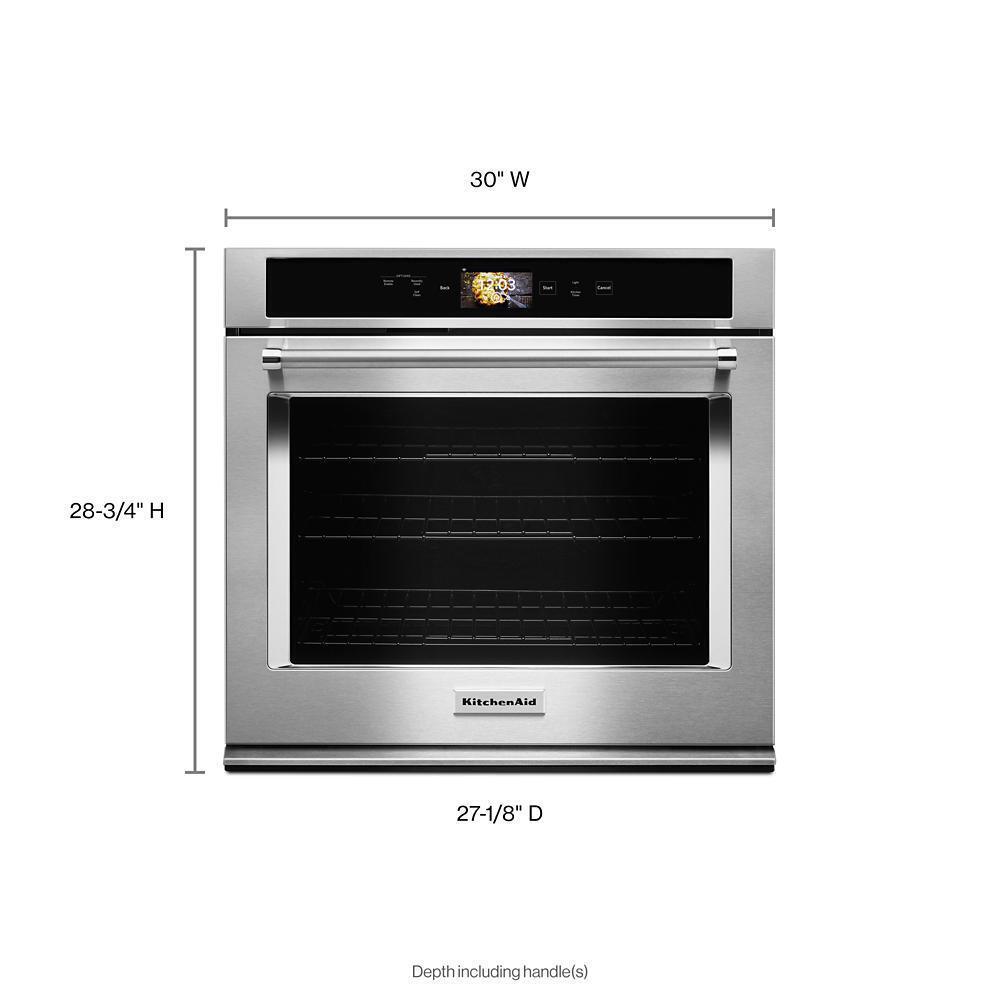 Kitchenaid KOSE900HSS Smart Oven+ 30" Single Oven with Powered Attachments