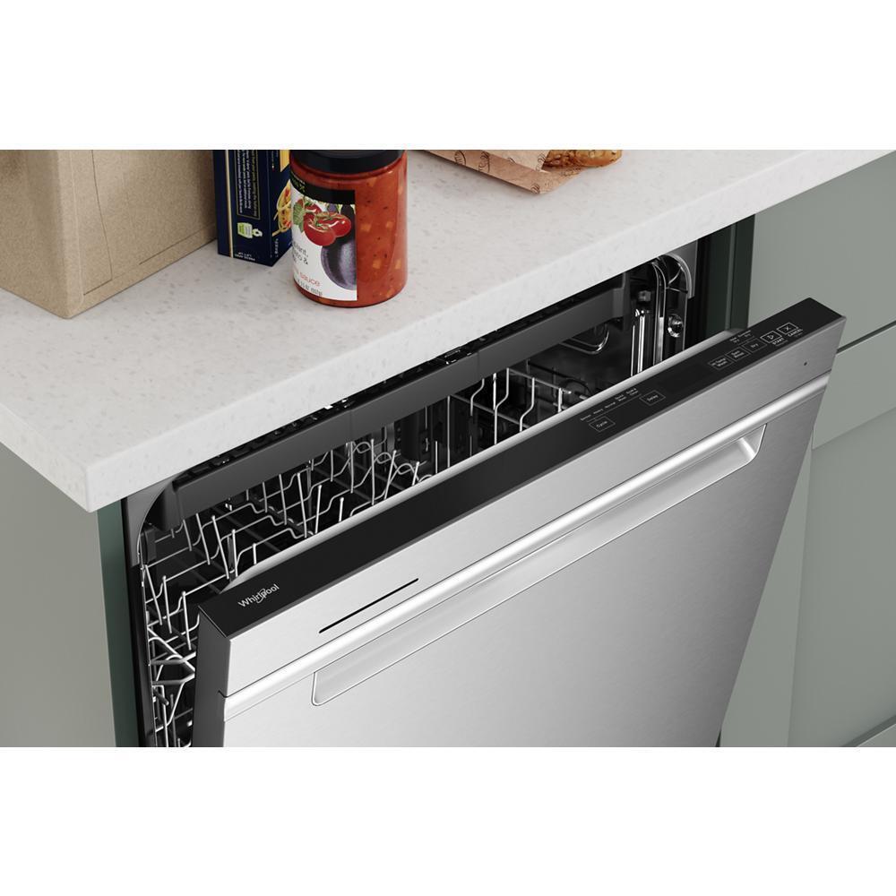Whirlpool WDTA50SAKZ 24 Stainless Steel Dishwasher with AI Intelligent Wash - 47 dBA