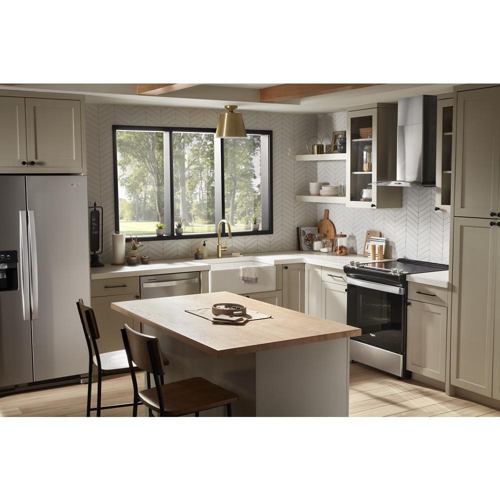 Whirlpool WEE515S0LS 4.8 Cu. Ft. Whirlpool® Electric Range with Frozen Bake™ Technology