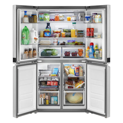 Whirlpool WRQA59CNKZ 36-inch Wide Counter Depth 4 Door Refrigerator - 19.4 cu. ft.
