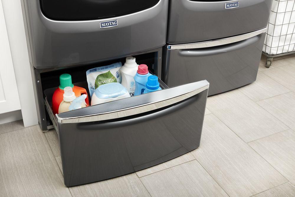 Whirlpool XHPC155YC 15.5" Pedestal for Front Load Washer and Dryer with Storage