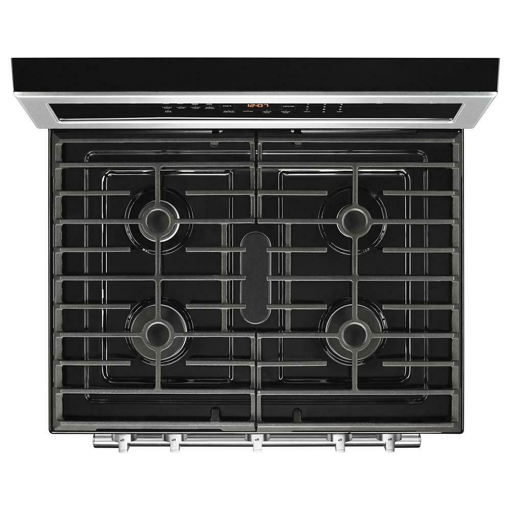 30-Inch Wide Gas Range With True Convection And Power Preheat - 5.8 Cu. Ft.