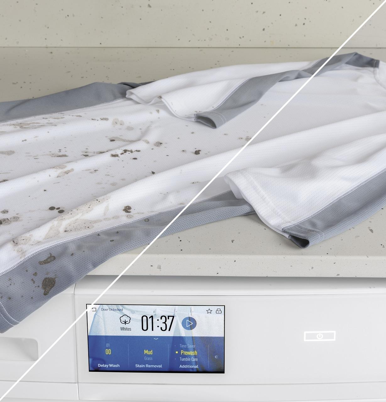 QFW150SSNWW Haier ENERGY STAR® 2.4 Cu. Ft. Smart Frontload Washer