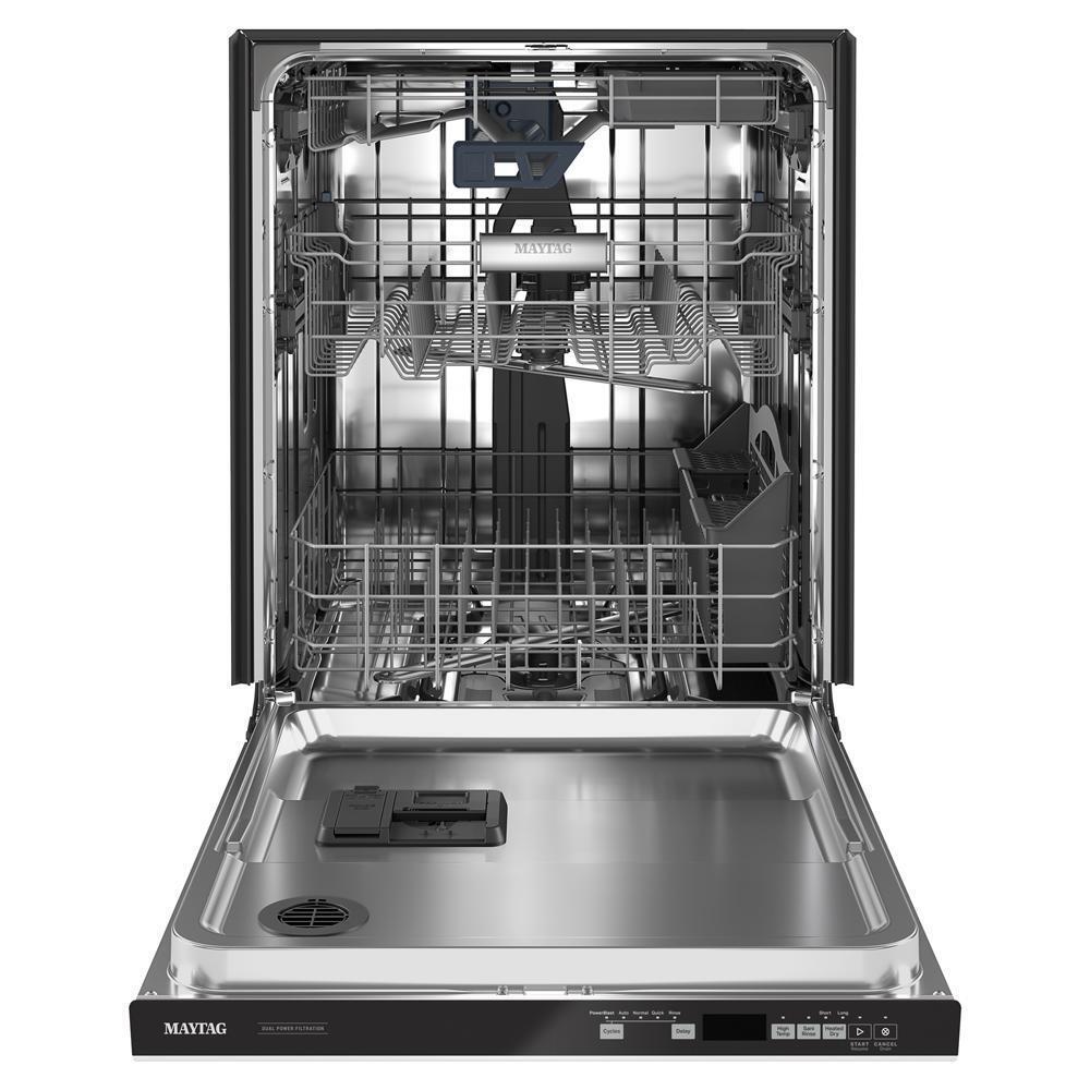 Maytag MDB8959SKW 24 Top Control Dishwasher with Dual Power Filtration, PowerBlast® Cycle and 3rd Level Rack - 47 dBA