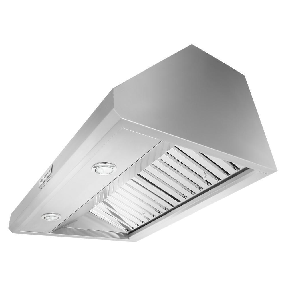 Kitchenaid KVWC906KSS 36" 585 or 1170 CFM Motor Class Commercial-Style Wall-Mount Canopy Range Hood