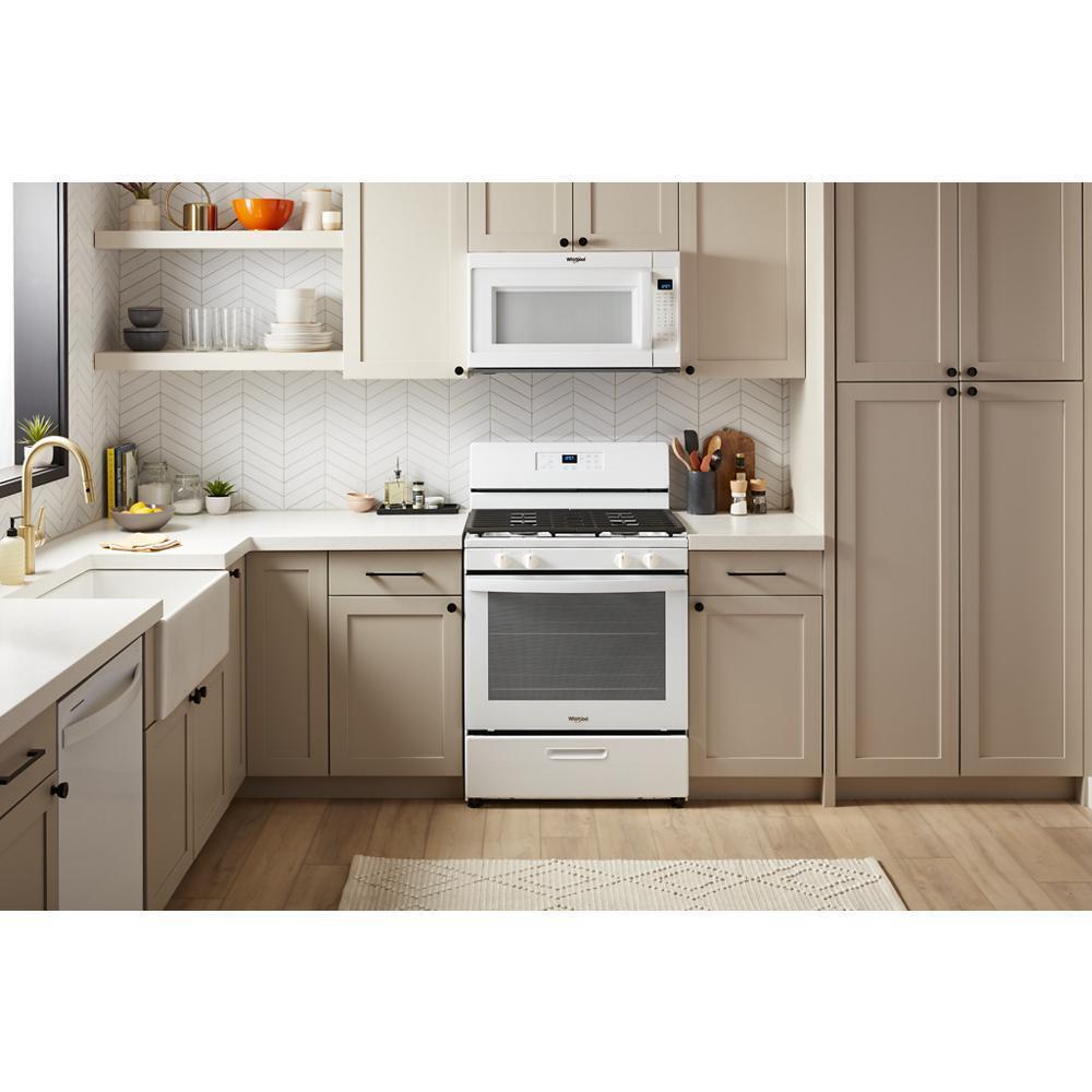 Whirlpool WFG320M0MW 5.1 Cu. Ft. Freestanding Gas Range with Broiler Drawer