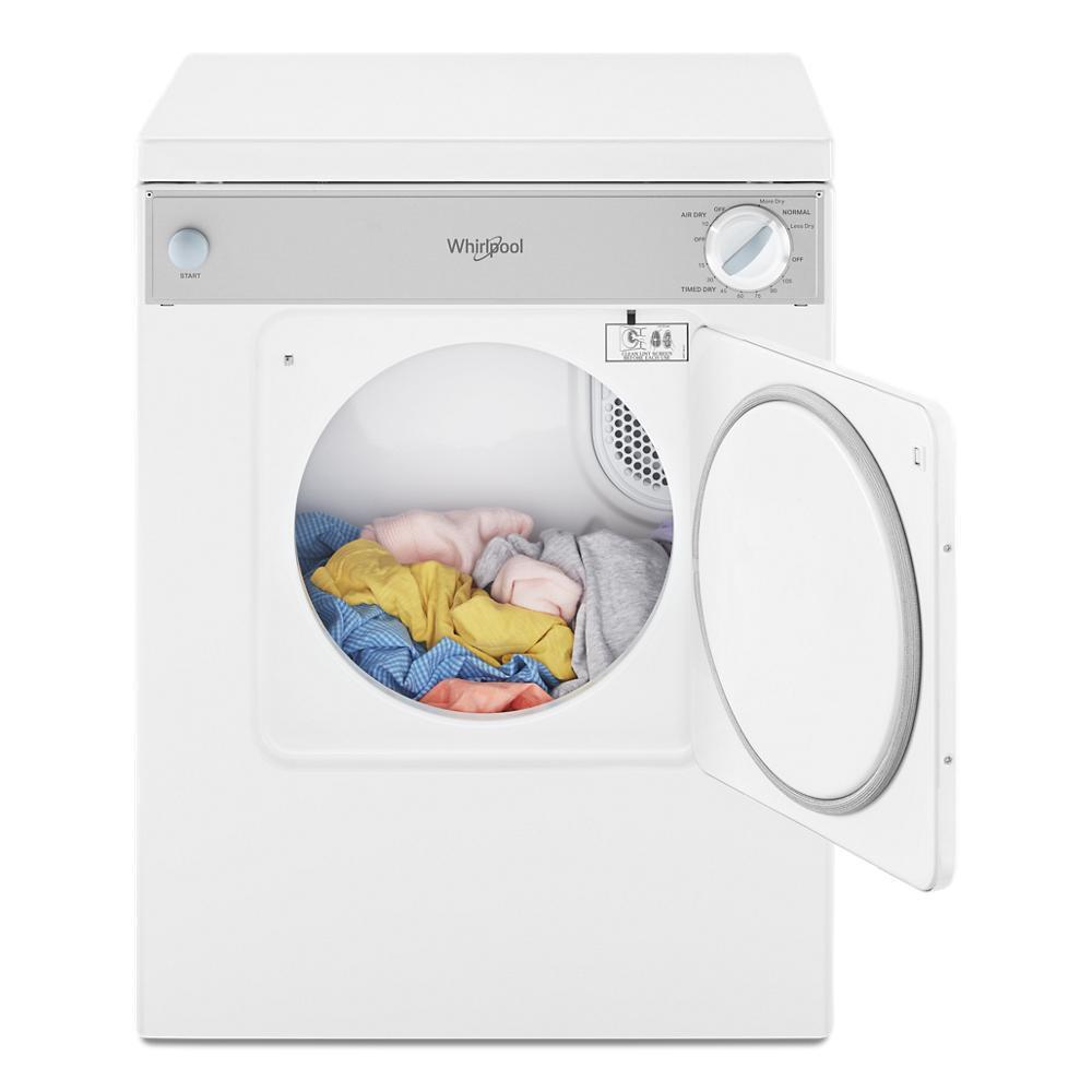 Whirlpool LDR3822PQ 3.4 cu. ft. Compact Front Load Dryer with Flexible Installation