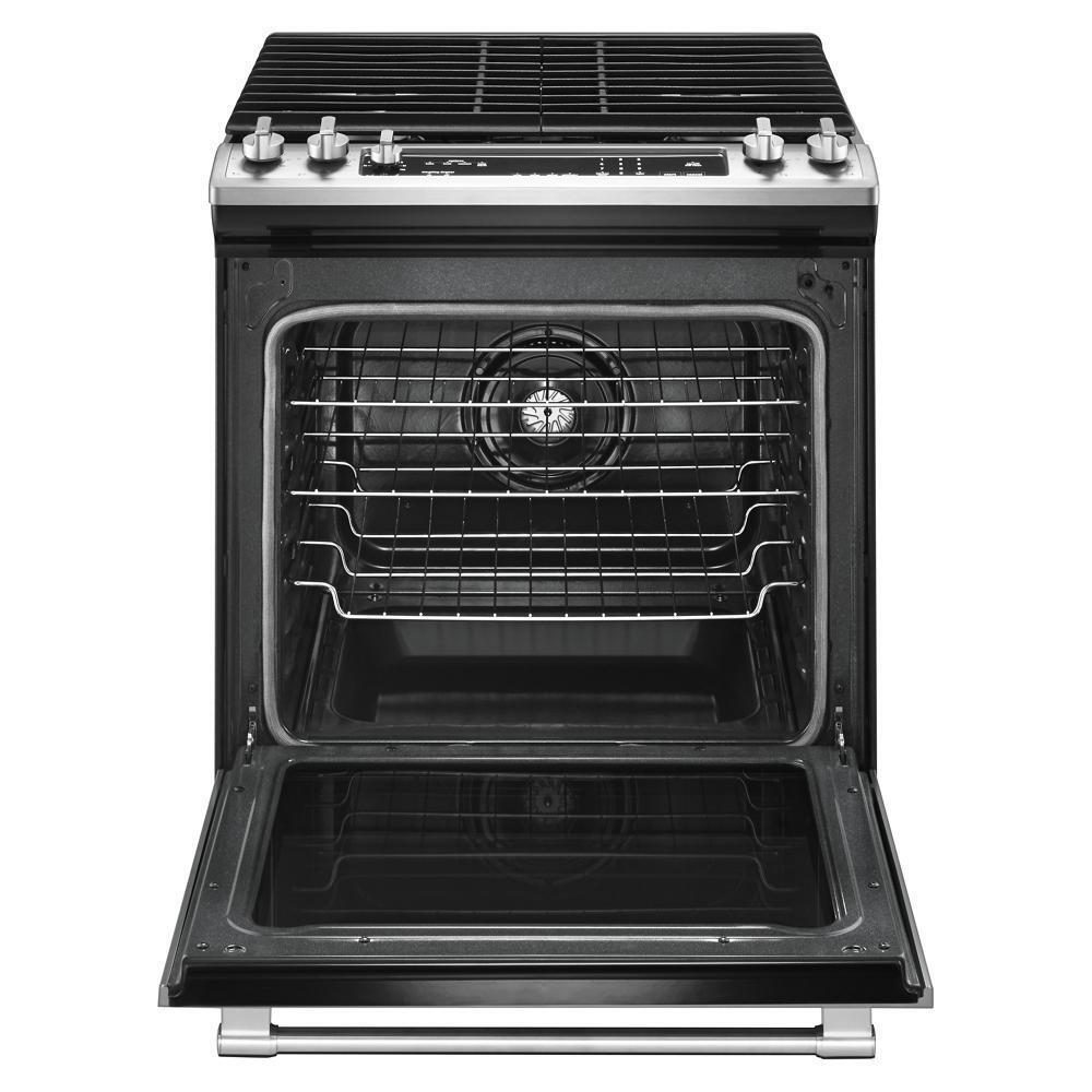 30-INCH WIDE SLIDE-IN GAS RANGE WITH TRUE CONVECTION AND FIT SYSTEM - 5.8 CU. FT.