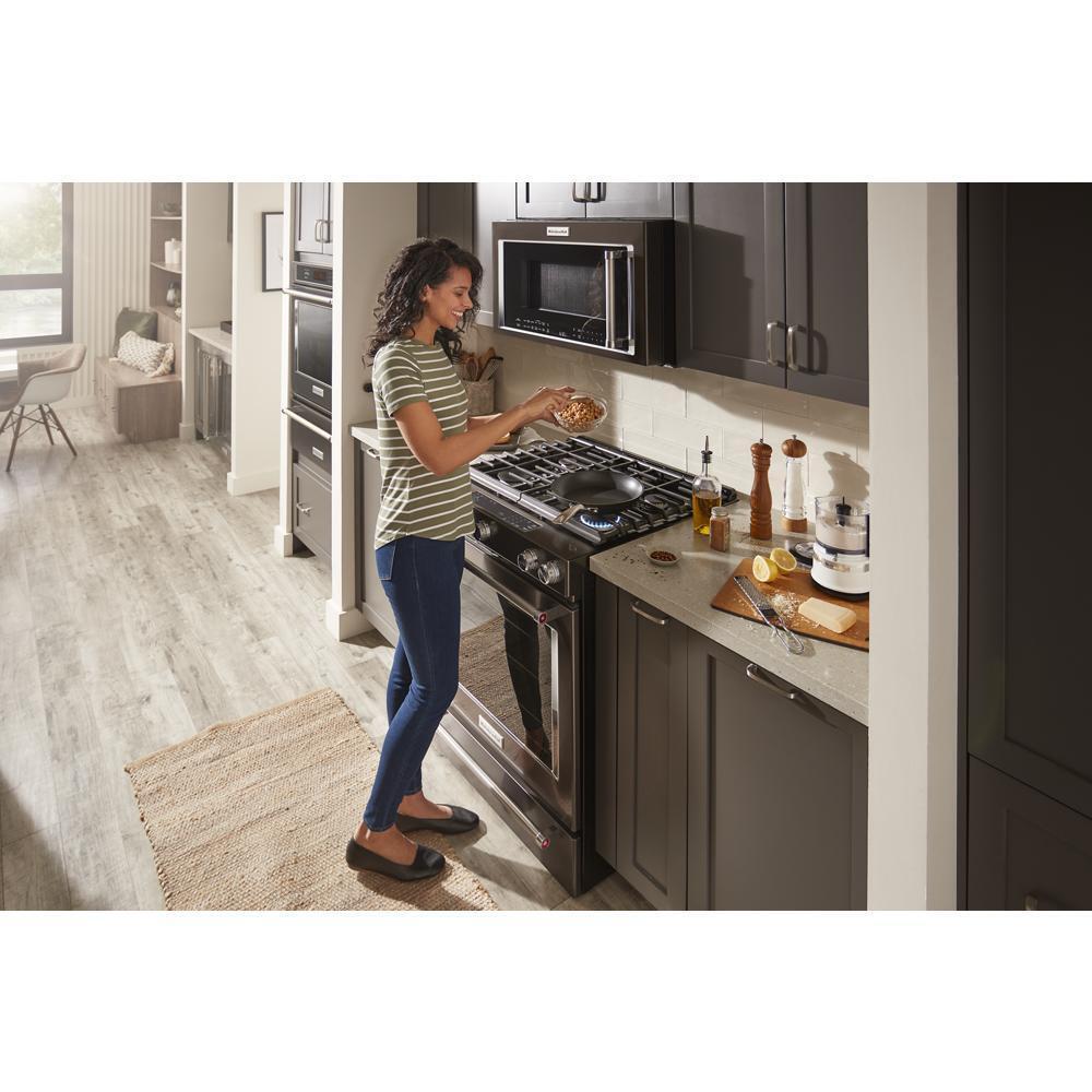 Kitchenaid 30-Inch 5-Burner Gas Slide-In Convection Range