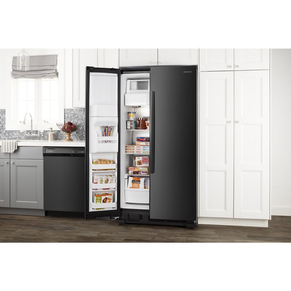 Amana ASI2175GRB 33-inch Side-by-Side Refrigerator with Dual Pad External Ice and Water Dispenser