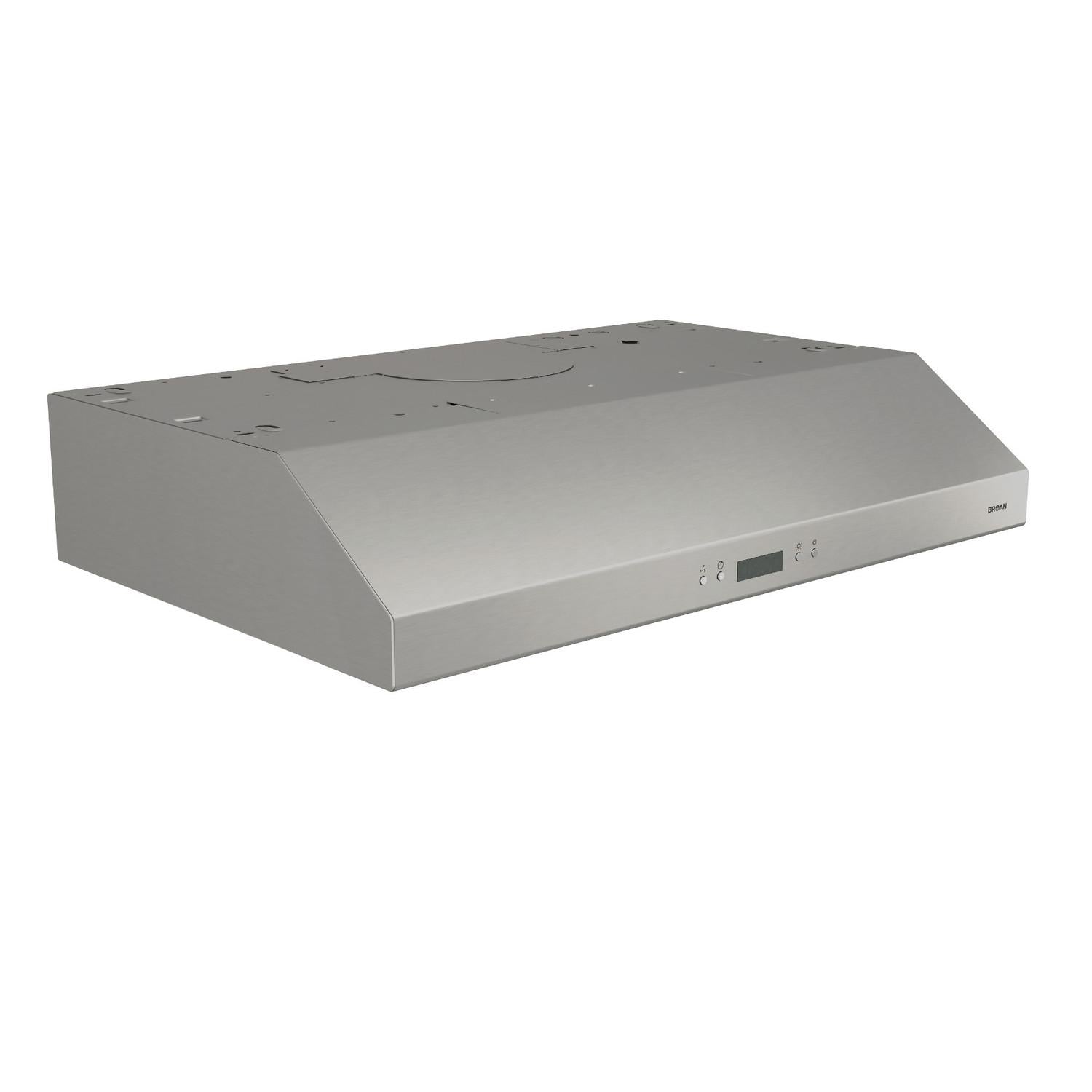 Broan BCDJ130SS Glacier 30-Inch 450 Max Blower CFM 5.5 Sones Stainless Steel Range Hood