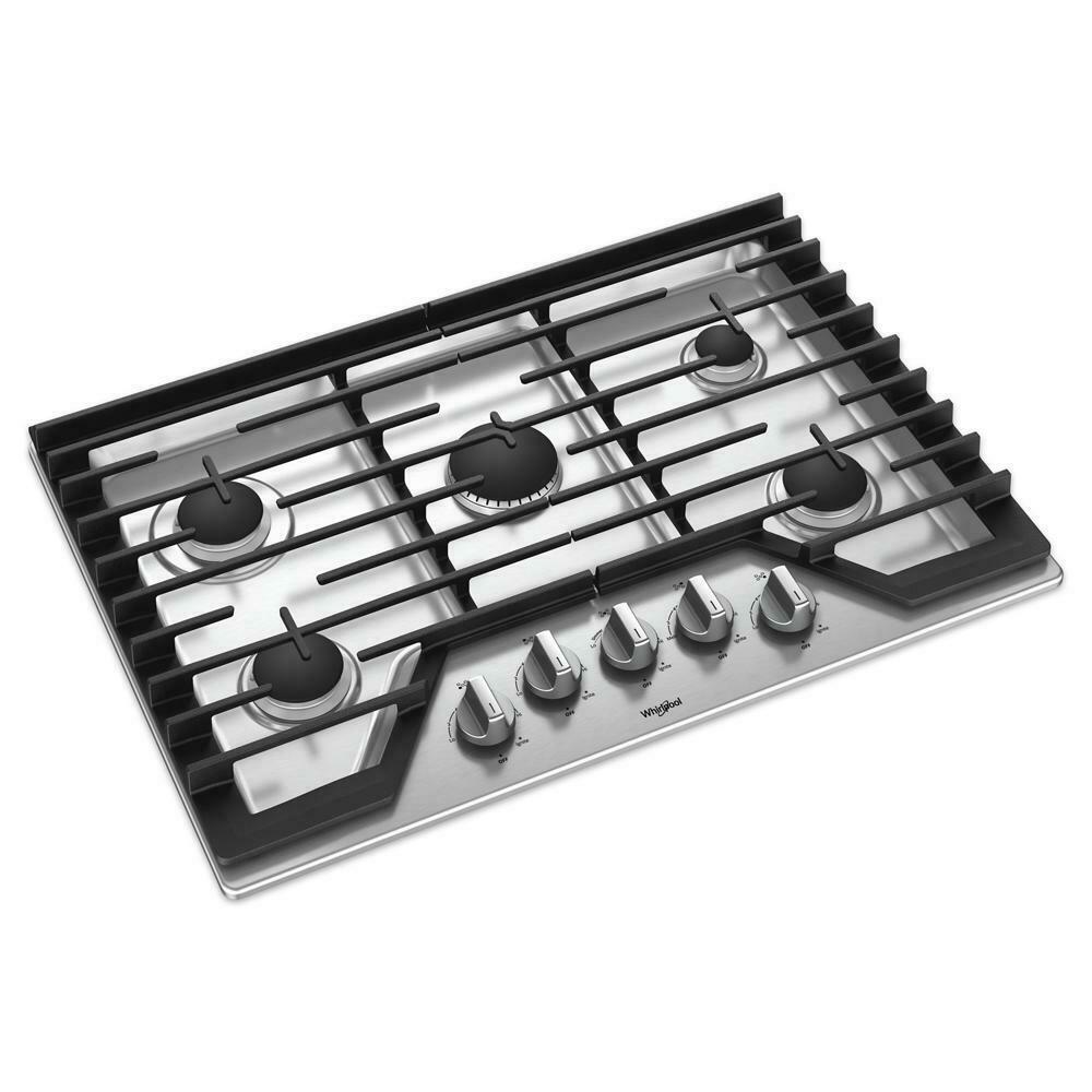 Whirlpool 30-inch Gas Cooktop with Griddle