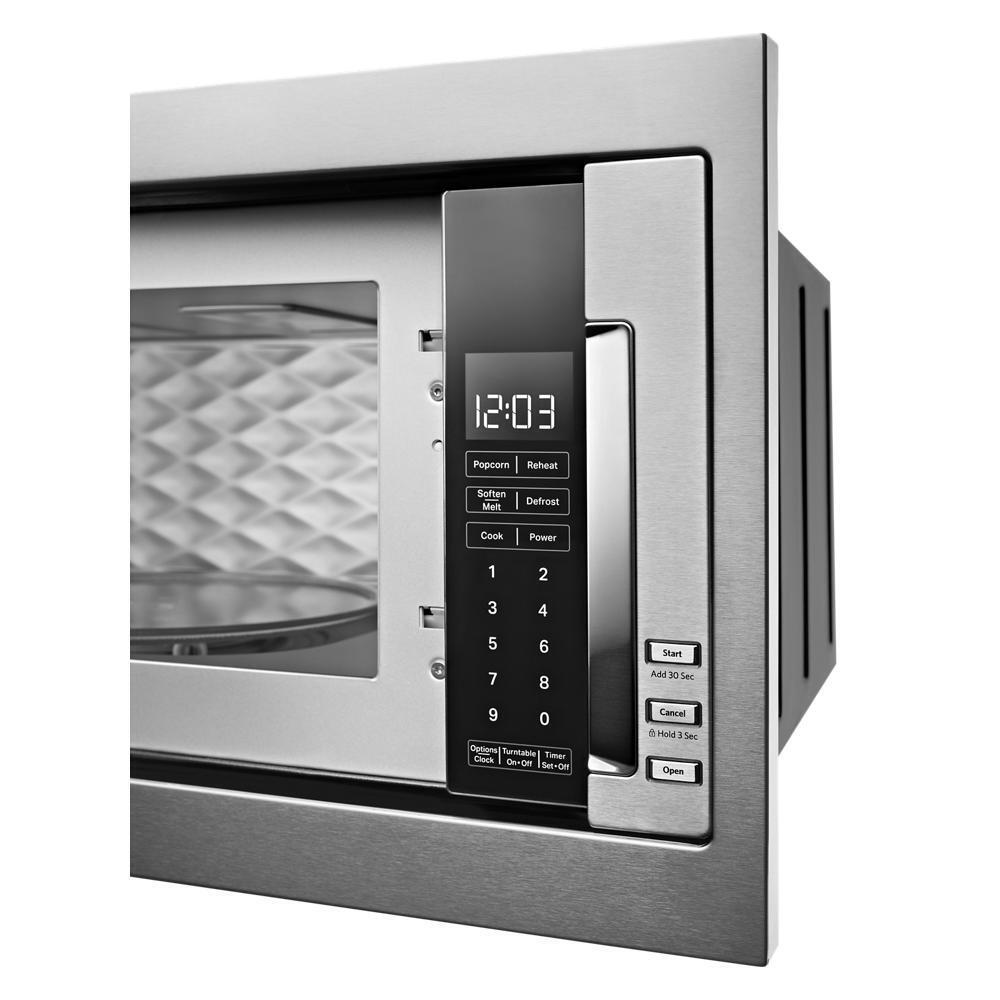 Kitchenaid KMBT5011KSS 1000 Watt Built-In Low Profile Microwave with Slim Trim Kit