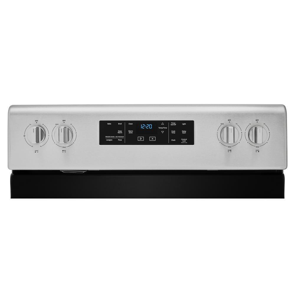 Whirlpool 5.3 cu. ft. Whirlpool® electric range with Frozen Bake™ technology