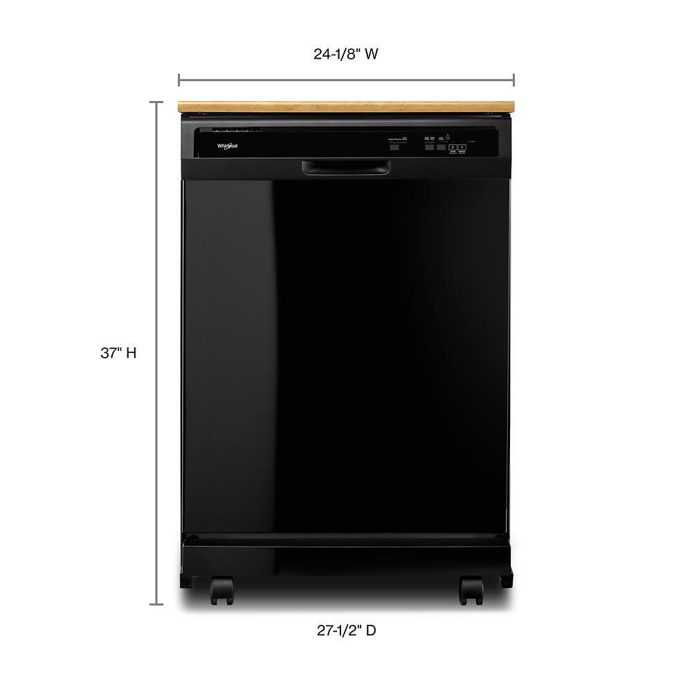 Whirlpool WDP370PAHB Heavy-Duty Dishwasher with 1-Hour Wash Cycle