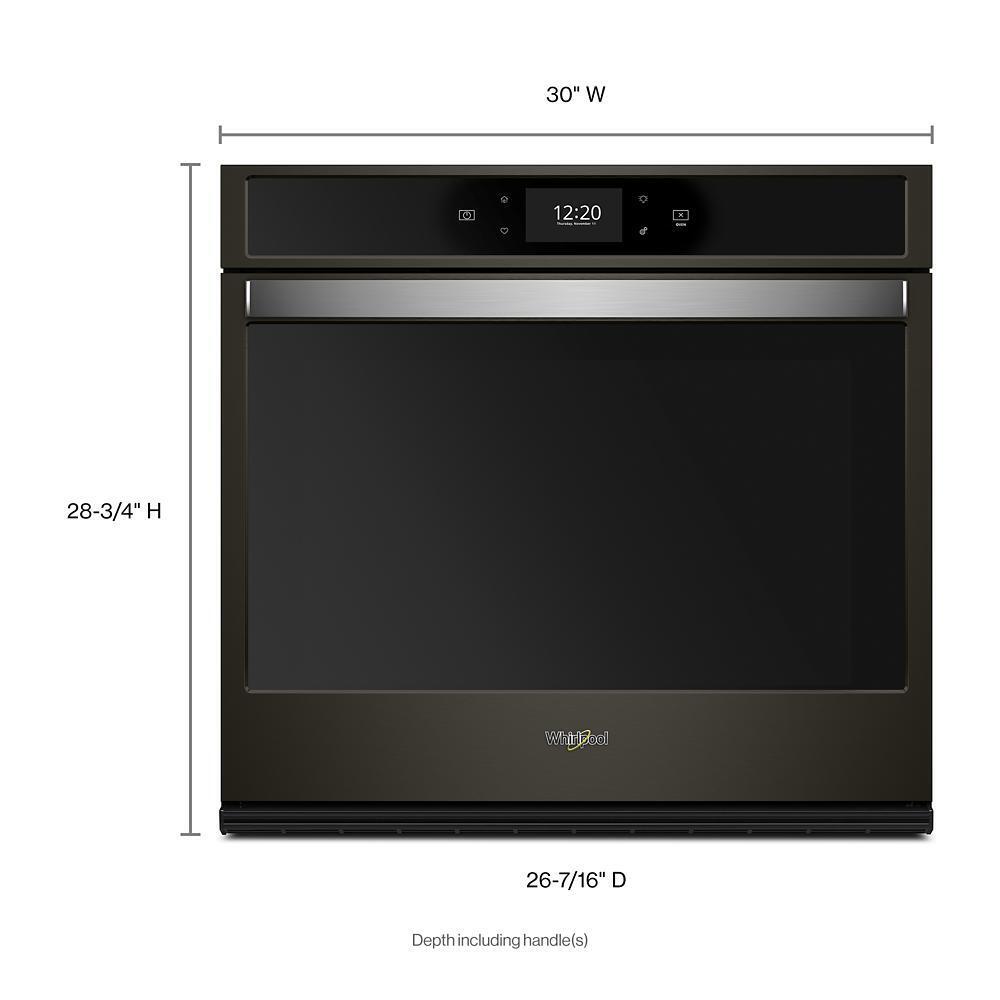 Whirlpool WOS72EC0HV 5.0 cu. ft. Smart Single Convection Wall Oven with Air Fry, when Connected