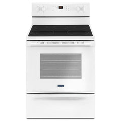 Maytag 30-Inch Wide Electric Range With Shatter-Resistant Cooktop - 5.3 Cu. Ft.