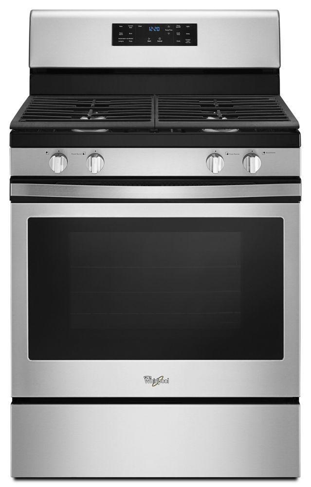 Whirlpool WFG520S0FS 5.0 cu. ft. Front Control Gas Range with Fan Convection Cooking