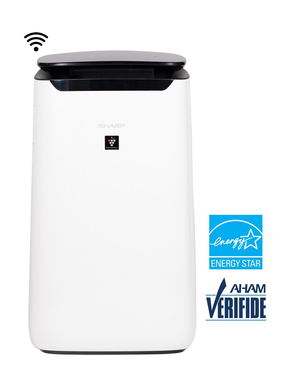 Sharp Smart Plasmacluster Ion Air Purifier with True HEPA for Extra Large Rooms