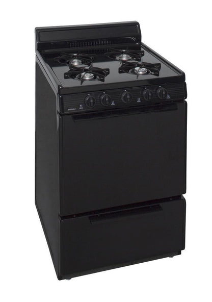 Premier SCK100BP 24 in. Freestanding Gas Range in Black