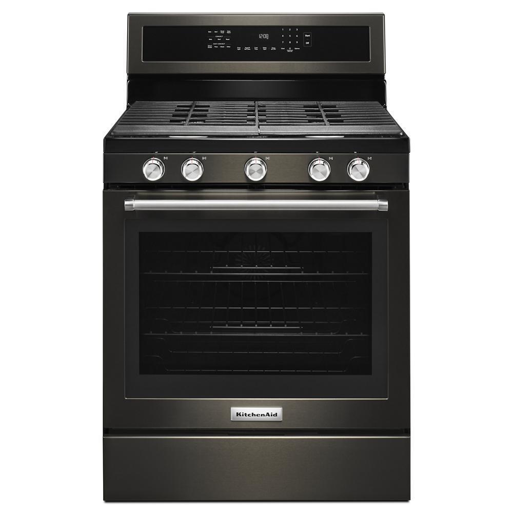 Kitchenaid 30-Inch 5-Burner Gas Convection Range