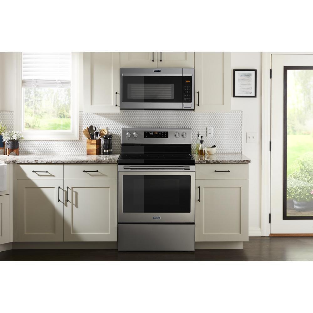 Maytag 30-Inch Wide Electric Range With Shatter-Resistant Cooktop - 5.3 Cu. Ft.