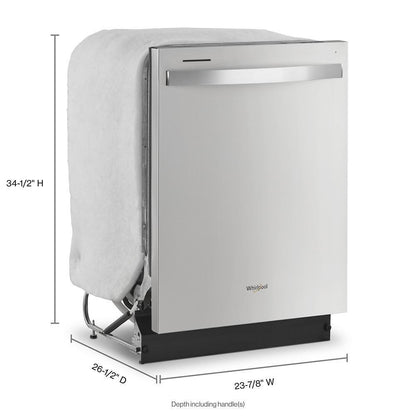Whirlpool WDT540HAMZ Fingerprint Resistant Quiet Dishwasher with Boost Cycle