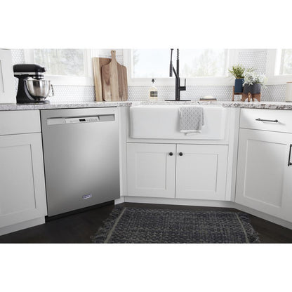 Maytag MDB4949SKZ 24 Front Control Dishwasher with Dual Power Filtration and PowerBlast® Cycle - 50 dBA