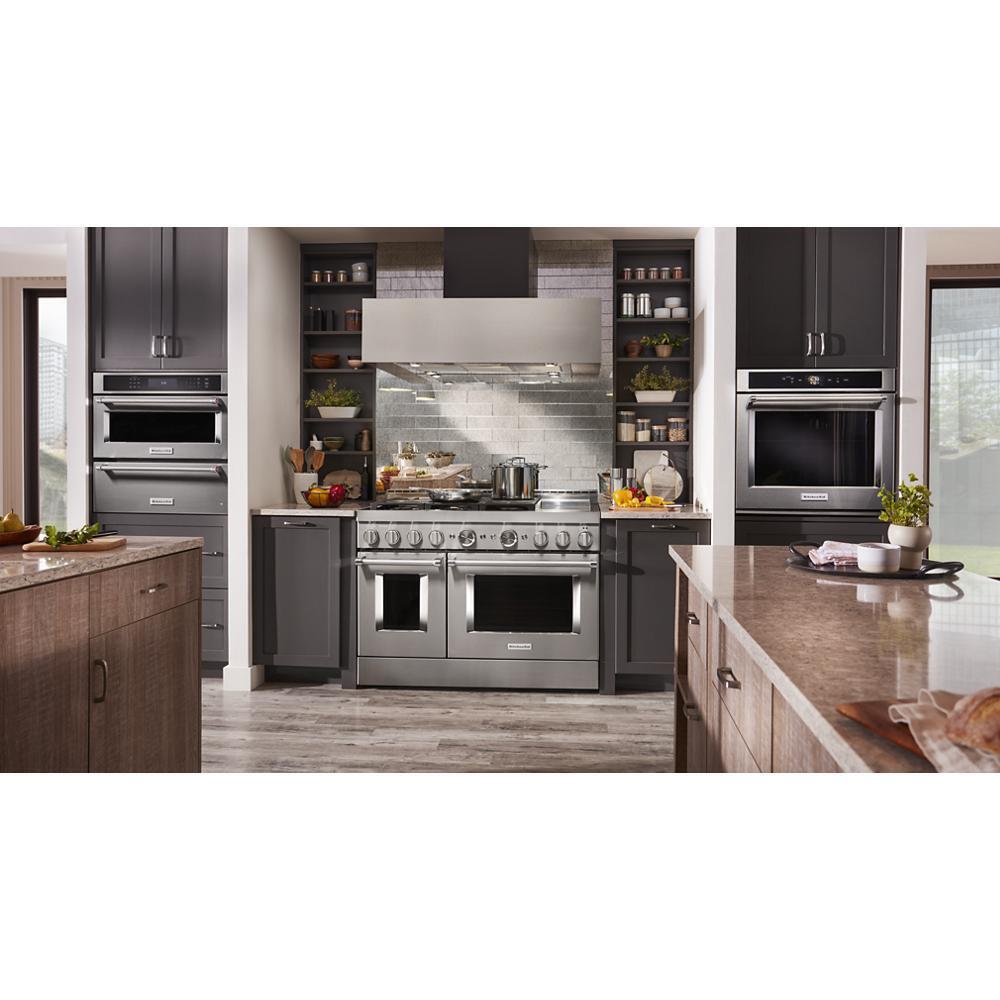 KFGC558JSS KitchenAid® 48'' Smart Commercial-Style Gas Range with Griddle