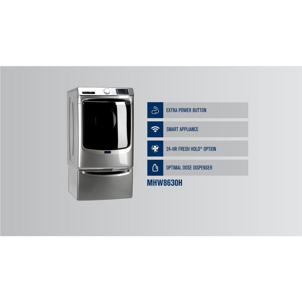 Maytag MHW8630HC Smart Front Load Washer with Extra Power and 24-Hr Fresh Hold® option - 5.0 cu. ft.