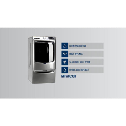 Maytag MHW8630HC Smart Front Load Washer with Extra Power and 24-Hr Fresh Hold® option - 5.0 cu. ft.