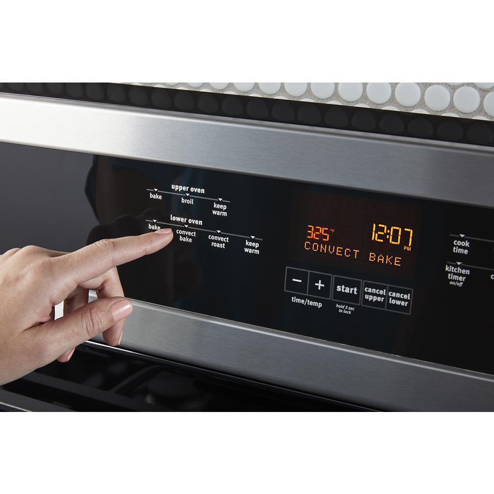 Maytag MGT8800FZ 30-Inch Wide Double Oven Gas Range With True Convection - 6.0 Cu. Ft.