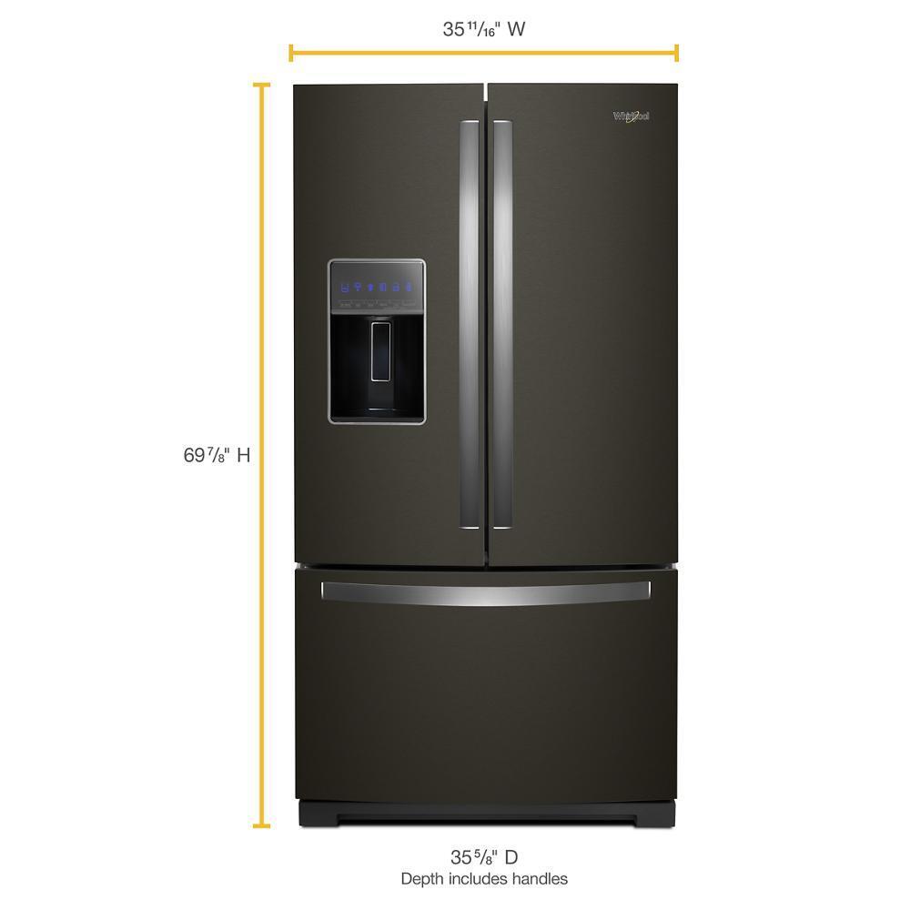 Whirlpool WRF757SDHV 36-inch Wide French Door Refrigerator - 27 cu. ft.