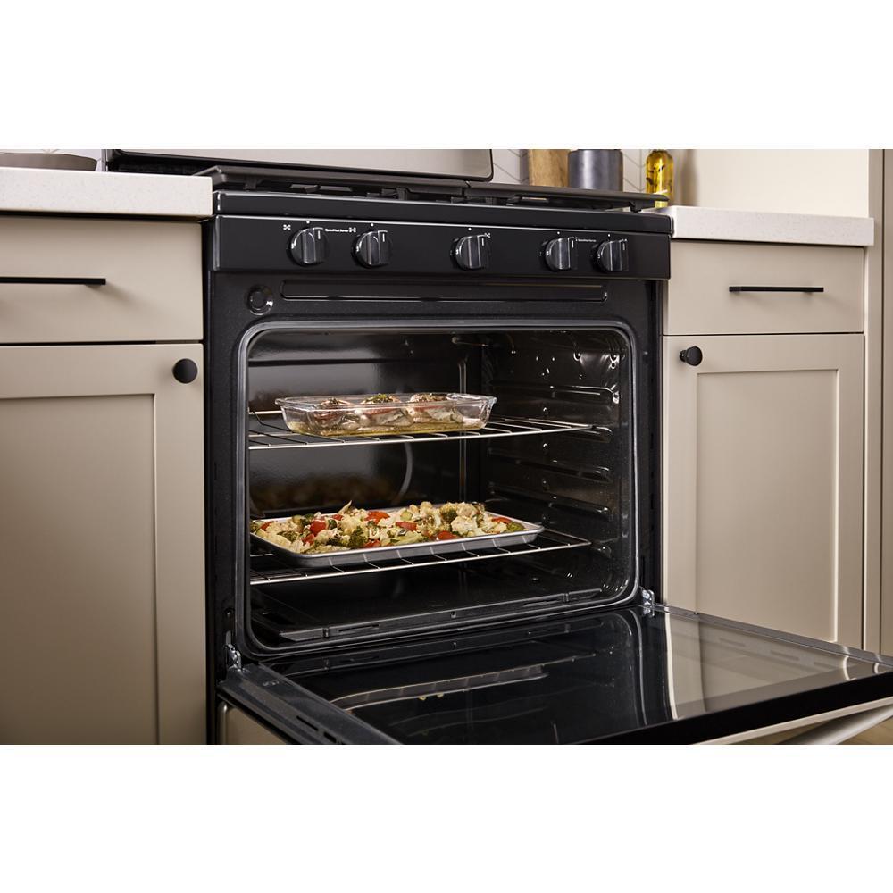 Whirlpool WFG320M0MB 5.1 Cu. Ft. Freestanding Gas Range with Broiler Drawer