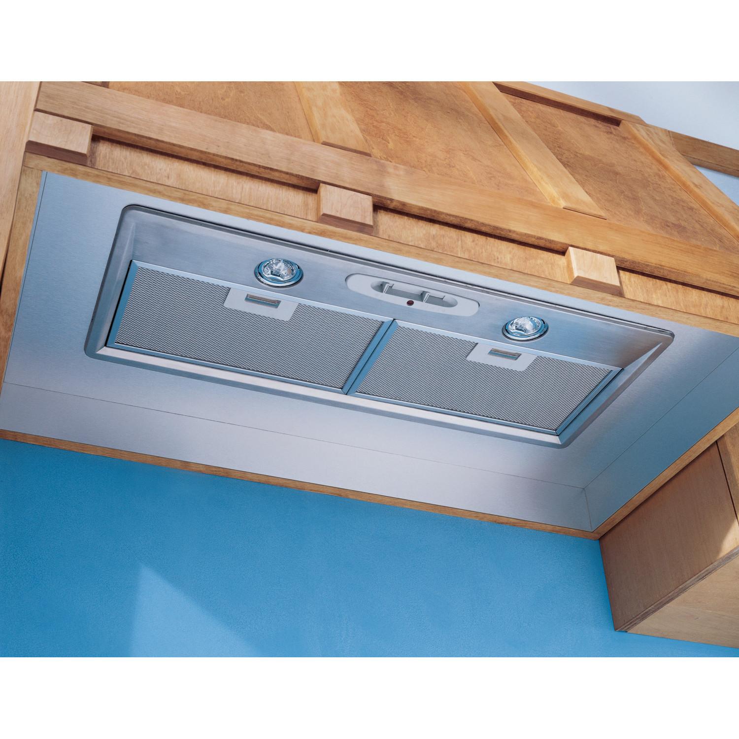 Broan® Elite Custom Range Hood Insert, 550 Max Blower CFM, Stainless Steel