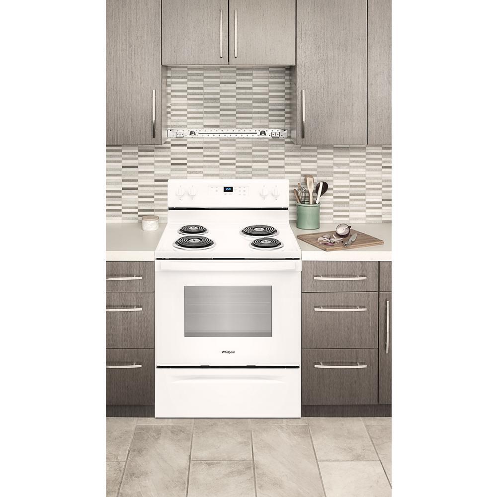 Whirlpool WFC150M0JW 4.8 cu. ft. Electric Range with Keep Warm setting