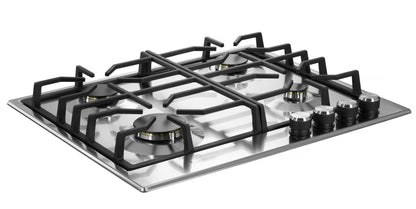 VDGCT424FSS Verona 24" Designer Gas Cooktop-Brass Burners SS