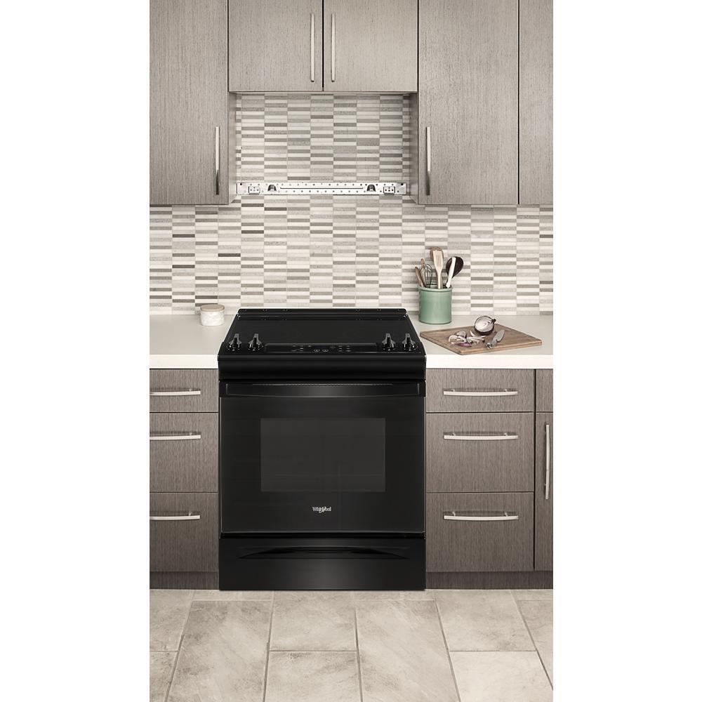 Whirlpool WEE515S0LB 4.8 Cu. Ft. Whirlpool® Electric Range with Frozen Bake™ Technology