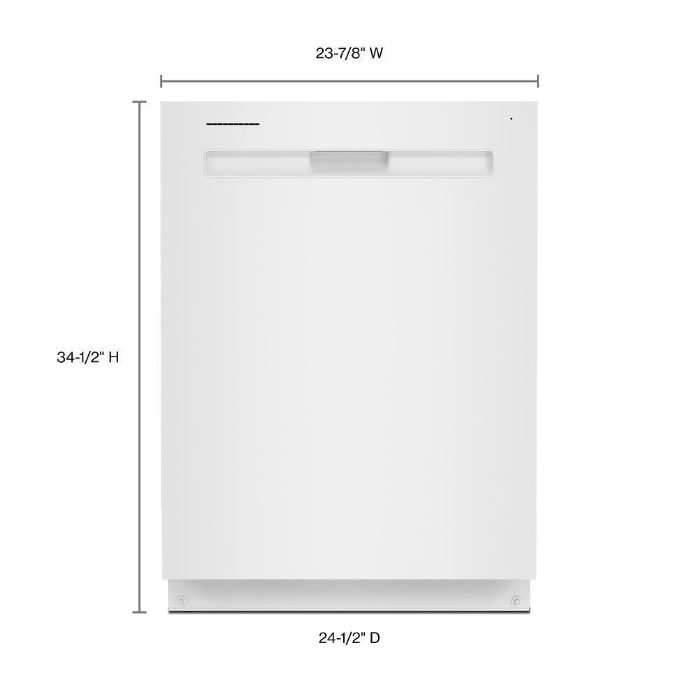 Maytag MDB8959SKW 24 Top Control Dishwasher with Dual Power Filtration, PowerBlast® Cycle and 3rd Level Rack - 47 dBA