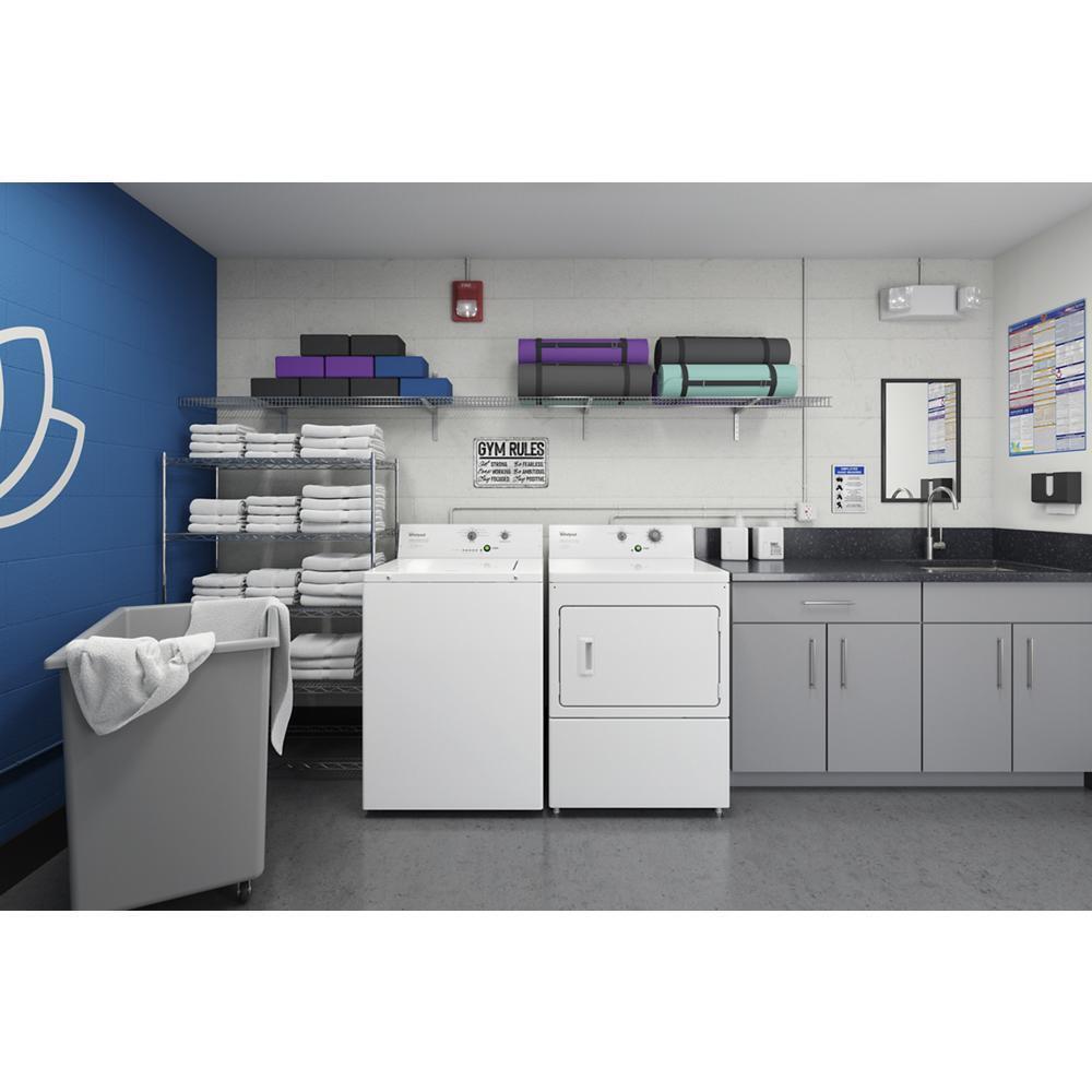 Whirlpool CEM2795JQ Commercial Electric Super-Capacity Dryer, Non-Coin