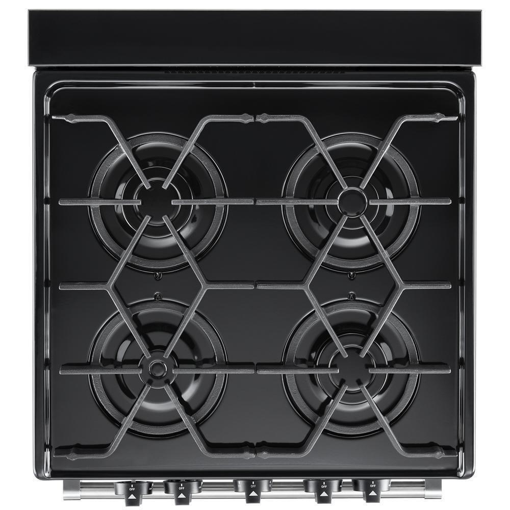 Whirlpool WFG500M4HS 24-inch Freestanding Gas Range with Sealed Burners