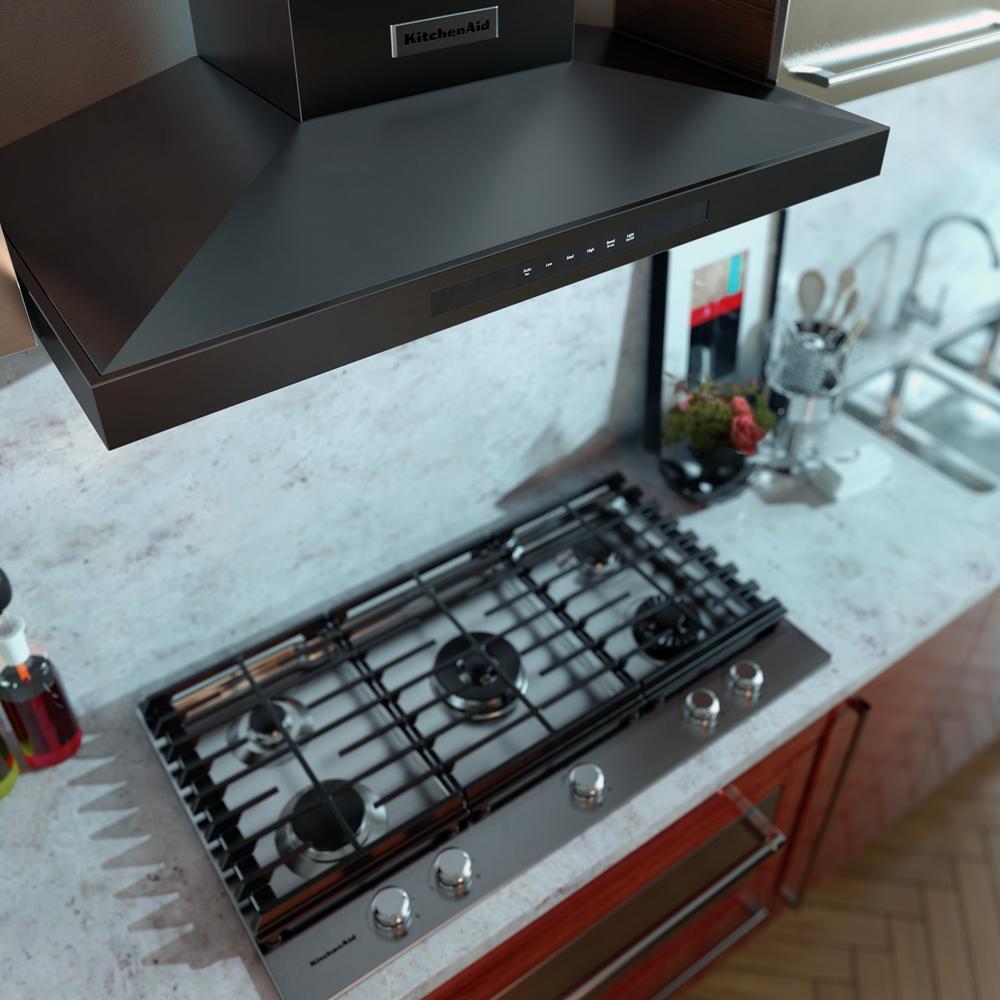 Kitchenaid KCGS956ESS 36" 5-Burner Gas Cooktop with Griddle