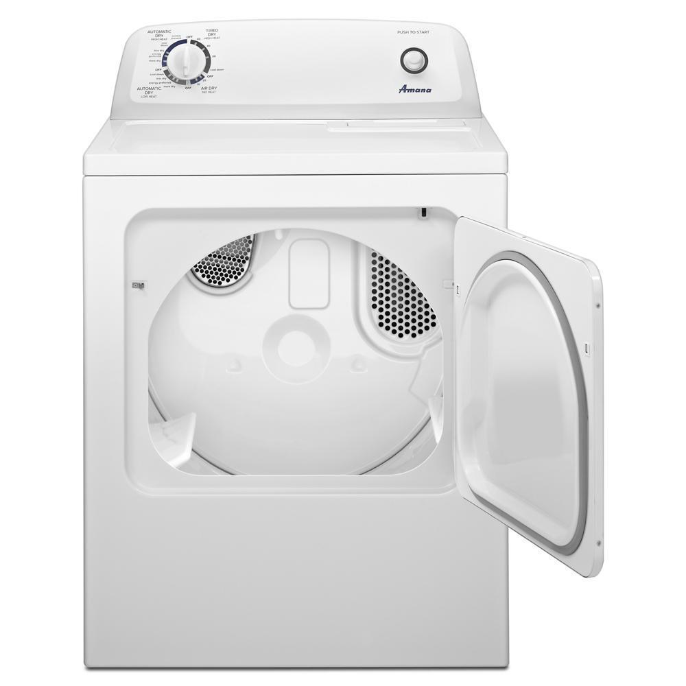 Amana NED4655EW 6.5 cu. ft. Electric Dryer with Wrinkle Prevent Option