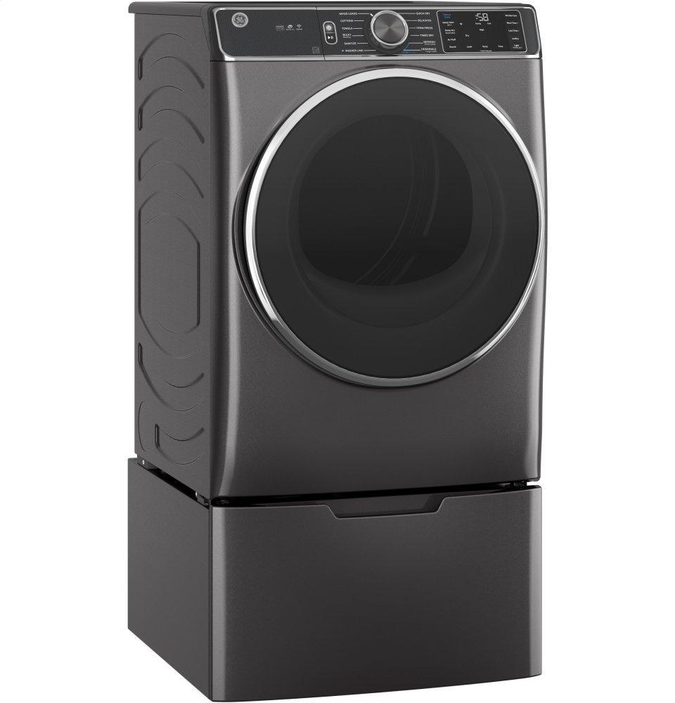 GE® 7.8 cu. ft. Capacity Smart Front Load Electric Dryer with Steam and Sanitize Cycle