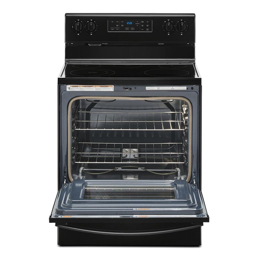 Whirlpool WFE525S0JB 5.3 cu. ft. Whirlpool® electric range with Frozen Bake™ technology