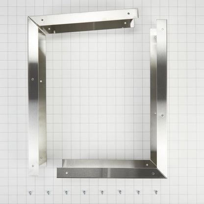 Whirlpool 8171339 Microwave Side Panel Kit, Stainless Steel, for 36" W openings under 12" cabinets, fits 30" JMC2430DS and JMC2430DP