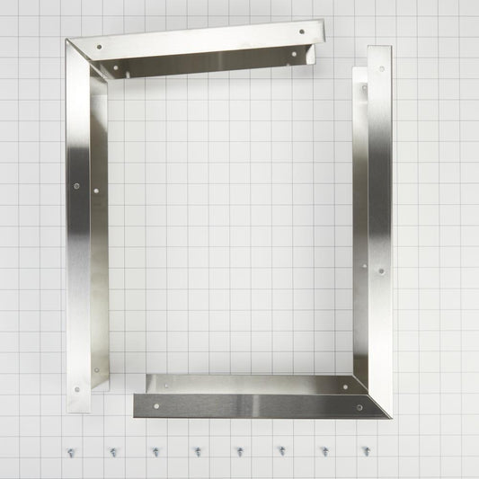 Whirlpool 8171339 Microwave Side Panel Kit, Stainless Steel, for 36" W openings under 12" cabinets, fits 30" JMC2430DS and JMC2430DP