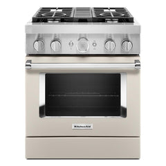 KFDC500JMH KitchenAid® 30'' Smart Commercial-Style Dual Fuel Range with 4 Burners