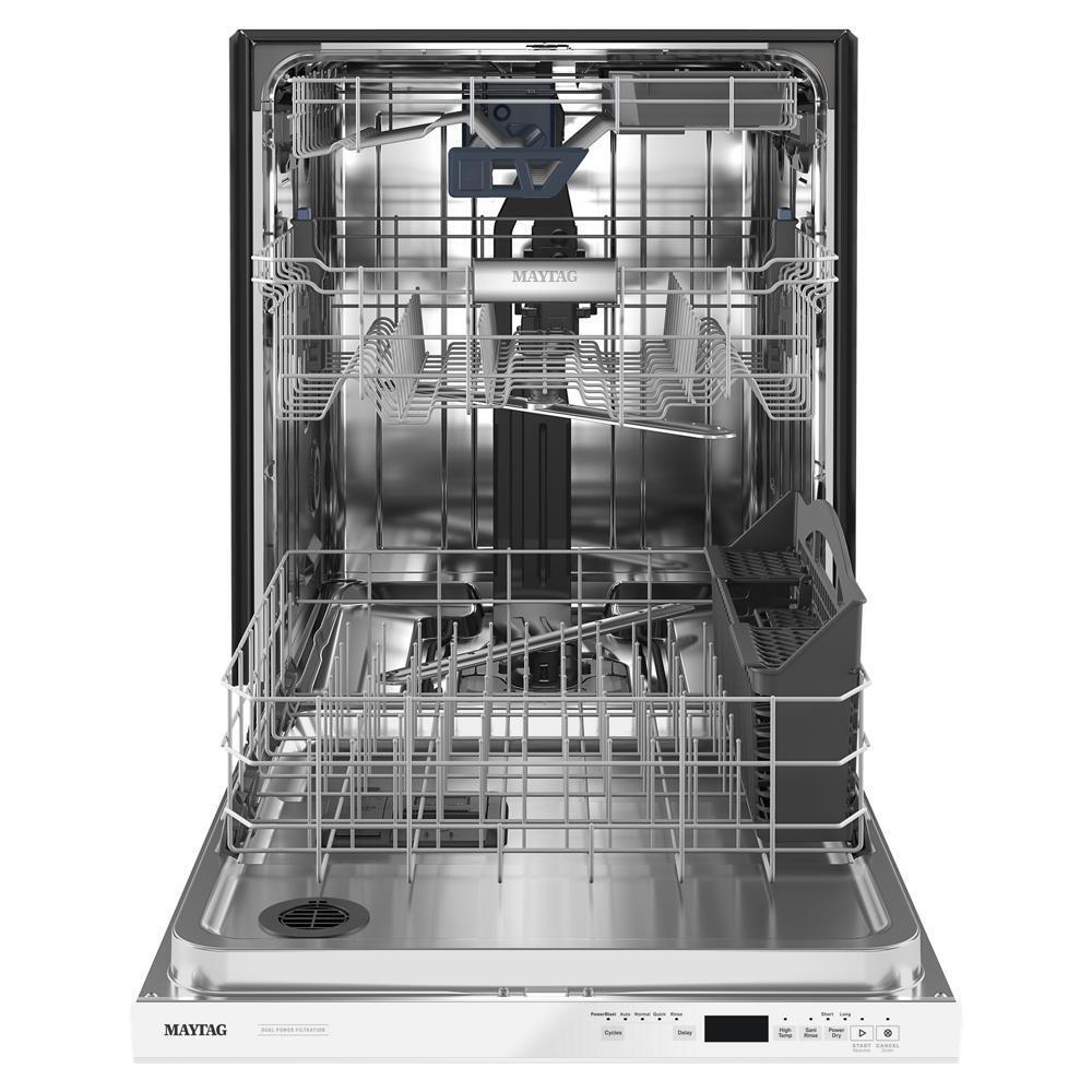 Maytag MDB8959SKW 24 Top Control Dishwasher with Dual Power Filtration, PowerBlast® Cycle and 3rd Level Rack - 47 dBA