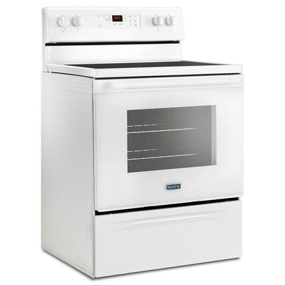 Maytag 30-Inch Wide Electric Range With Shatter-Resistant Cooktop - 5.3 Cu. Ft.